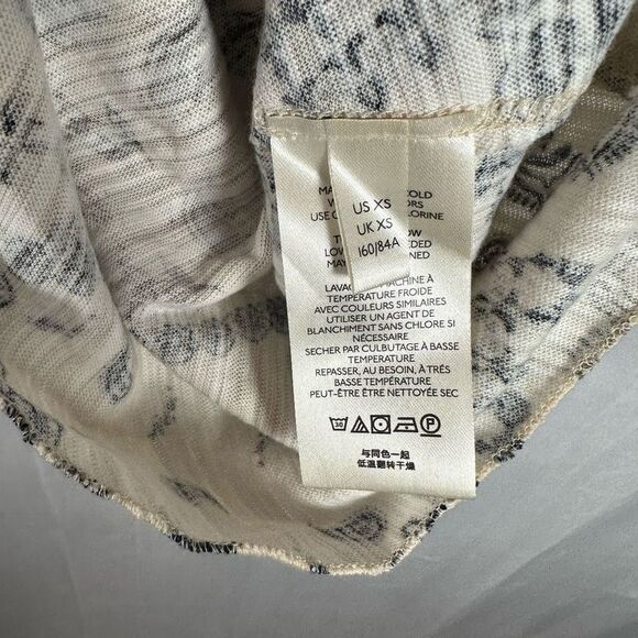 Free People FP Hey Girl Cross Back Handkerchief Flowy Tank Top Tea Combo XS NWT - Picture 6 of 8